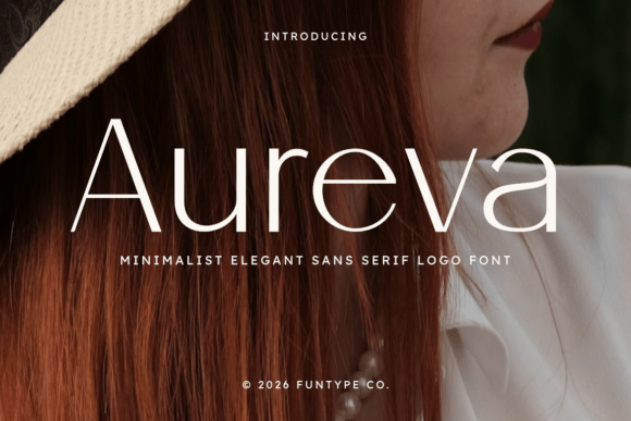 Aureva: A Minimalist Sans Serif Font for Modern Brand Campaigns