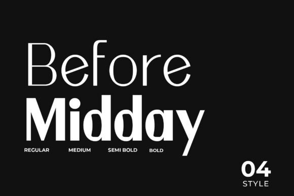 Before Midday Font: A Sophisticated Sans Serif for Handmade Labels, Invitations, and Shop Branding