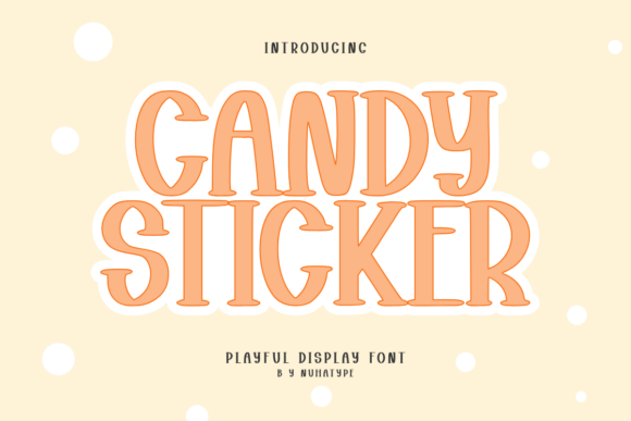 Candy Sticker: A Warm Sans Serif Handwriting Font for Lifestyle and Editorial Design
