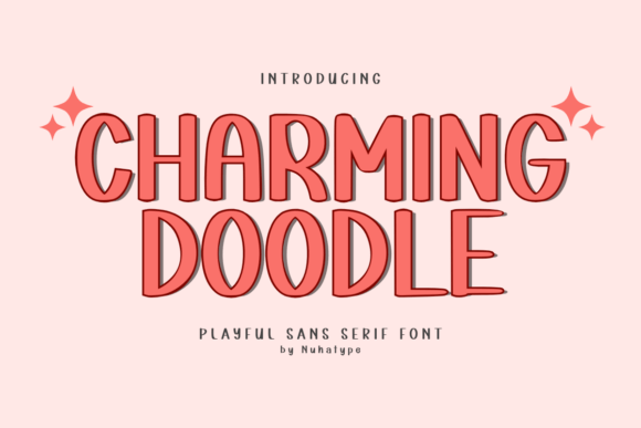 Charming Doodle: A Cute Sans Serif Font for Editorial Design and Digital Publishing