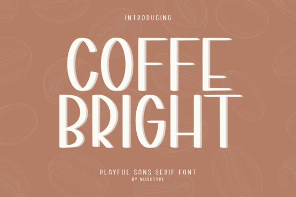 Coffee Bright: A Cute Sans Serif Font for Handcrafted Campaigns
