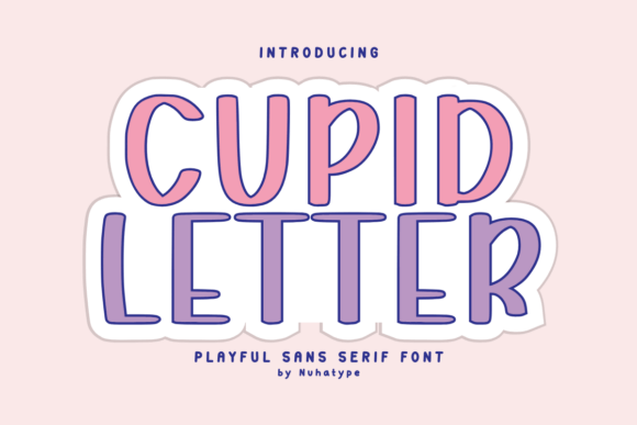 Cupid Letter: A Cute Sans Serif Font for Digital Branding