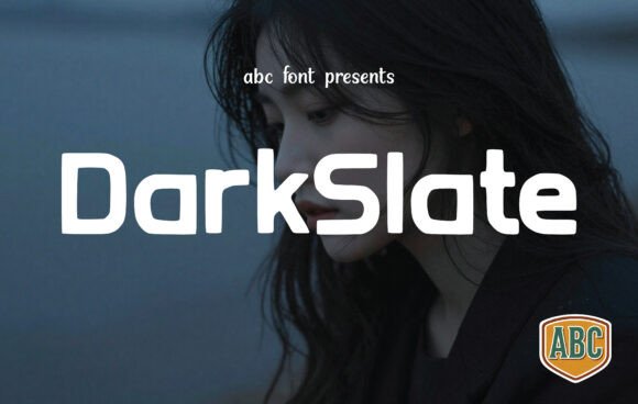 Darkslate: A Crisp, Modern Sans Serif Font for Handmade Branding and Product Design