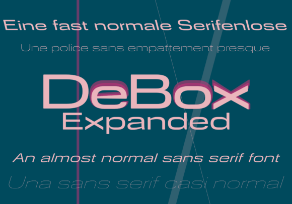 Debox Expanded: A Cinematic Sans Serif Font for Web Design