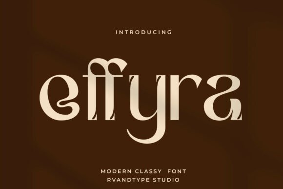 Effyra: A Modern Serif Font That Elevates Campaign Typography