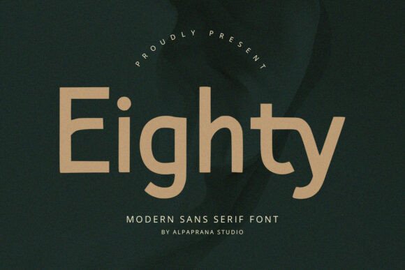Eighty: A Modern Sans Serif Font for Digital Branding and Web Design