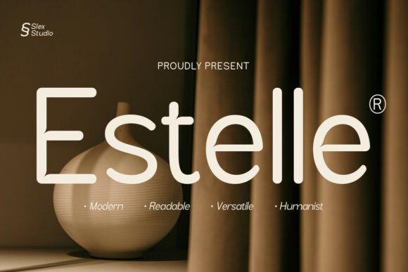 Estelle: A Modern Sans Serif Font for Crafters and Product Designers
