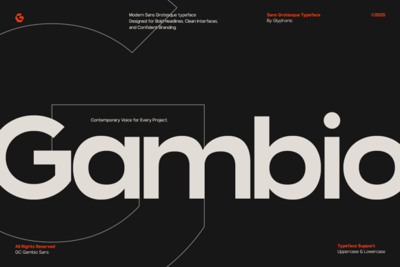 Gc Gambio: The Modern Sans Serif Font for Handmade Labels, Invitations & More