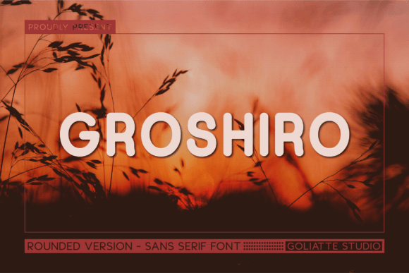 Groshiro: The Bold Sans-Serif Font for High-Impact Marketing Design