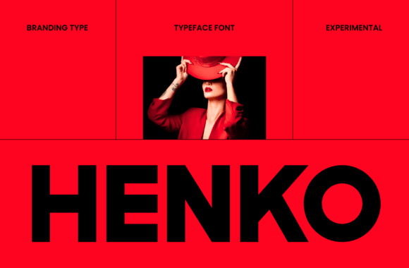 Henko: A Bold Sans Serif Font for Modern Editorial Design