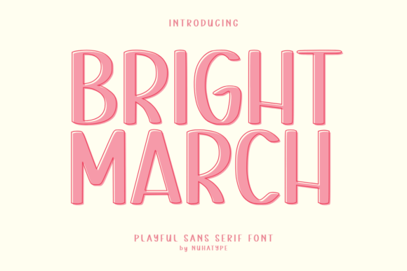 How Bright March Font Transformed My Small Business Branding