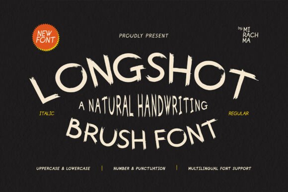 Long Shot: A Hand-Painted Sans Serif Font for Authentic Branding