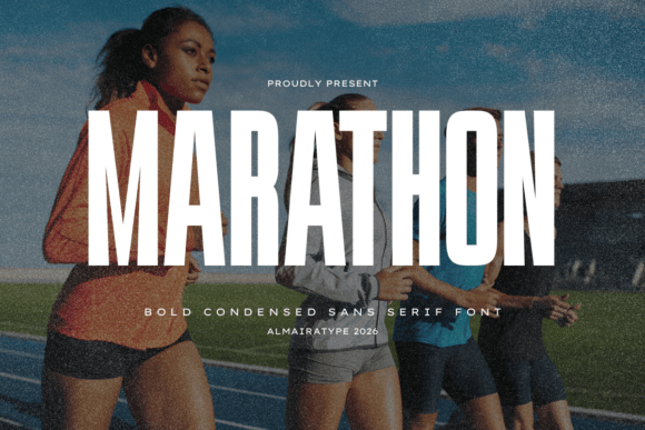 Marathon: A Bold Condensed Sans Serif Font for High-Impact Web Design