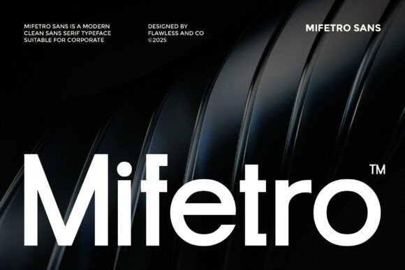 Mifetro: A Modern Sans Serif Typeface for Professional Branding