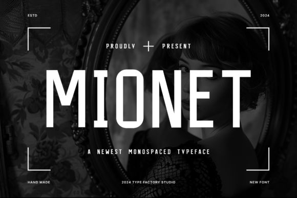Mionet: A Monospaced Sans Serif Font for Elegant Editorial Design
