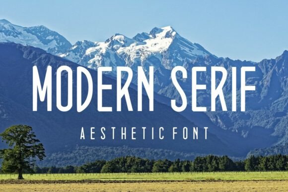 Modern Serif: A Sleek Sans Serif Font for Crafters and Product Designers