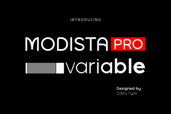 Modista Pro Variable: A Polished Sans Serif Font for Business Branding