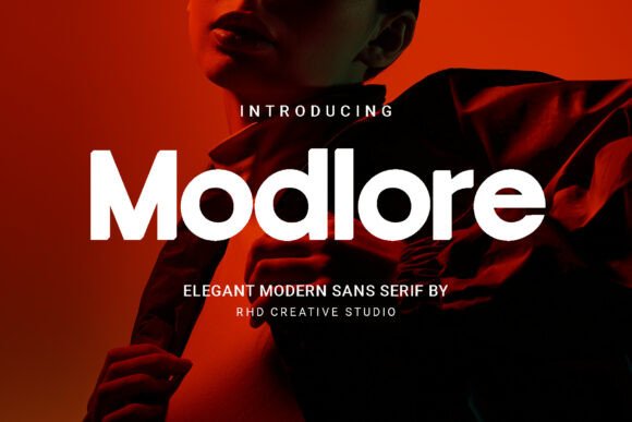 Modlore: A Bold Sans Serif Font for Modern Editorial Design