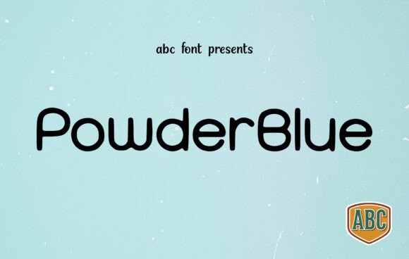 Powder Blue: A Calm, Clear Sans Serif Font for Modern Marketing Designs