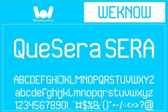Quesera Sera Font: Modern Minimalism for Crafters and Product Designers
