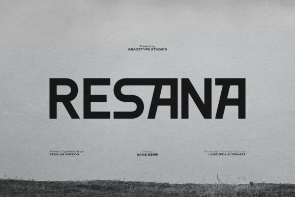 Resana: A Contemporary Sans Serif Font for Elegant Editorial Design