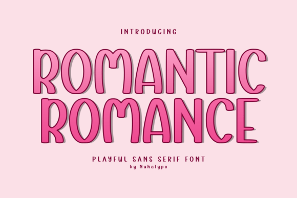 Romantic Romance: A Handwritten Sans Serif Font for Crafty Makers and Printables Creators