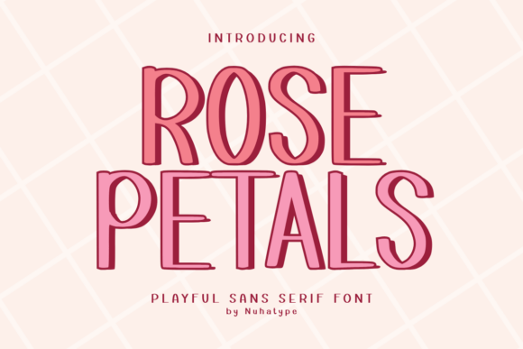 Rose Petals: A Cute Sans Serif Handwriting Font for Warm Branding