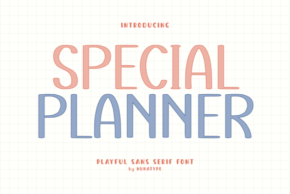 Special Planner: A Cute Sans Serif Handwriting Font for Craft Projects and Planners