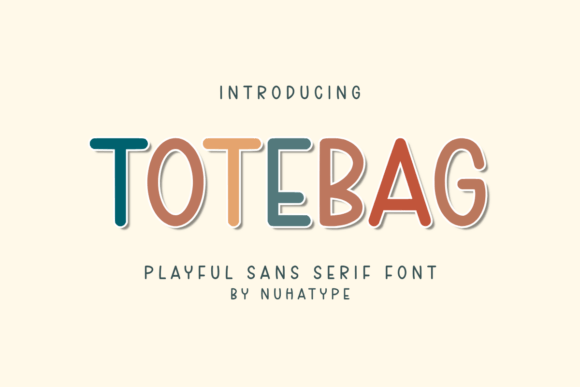 Totebag Font: Minimalist Sans Serif for Handmade Labels and Planner Pages