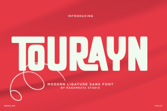 Tourayn: A Modern Ligature Sans Serif Font for Elegant Editorial Design