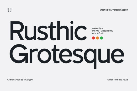 TRT Rusthic Grotesque: The Modern Sans Serif Font That Gave My Small Business a Fresh, Polished Look