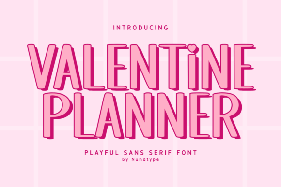 Valentine Planner: A Warm & Versatile Sans Serif Font