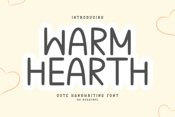 Warm Hearth: A Cute Sans Serif Handwriting Font for Digital Branding