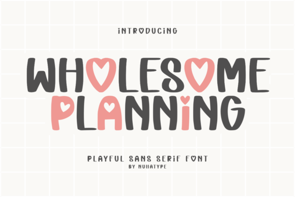 Wholesome Planning: A Handwritten Sans Serif Font for Warm Brand Identities